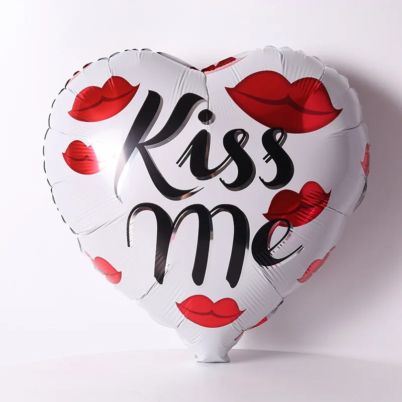 Lot de 10 ballons à hélium de 45,7 cm en forme de cœur avec inscription « I Love You » pour décoration de mariage, de Saint-Valentin ou de fête