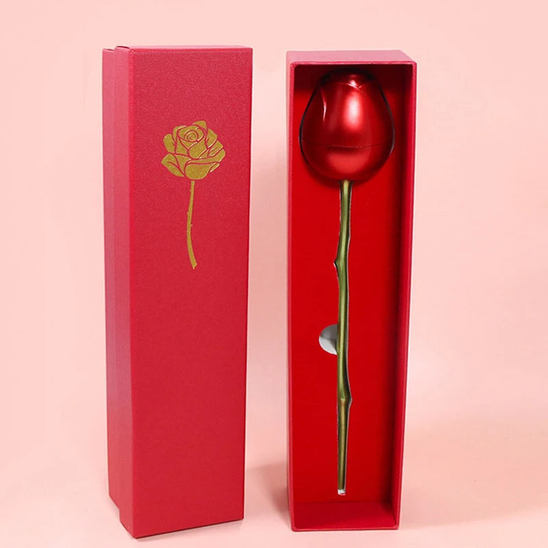 Collana con cuore d'amore con scatola regalo di rose per donne fidanzata 2023 regalo di San Valentino moda gioielli romantici regali di compleanno