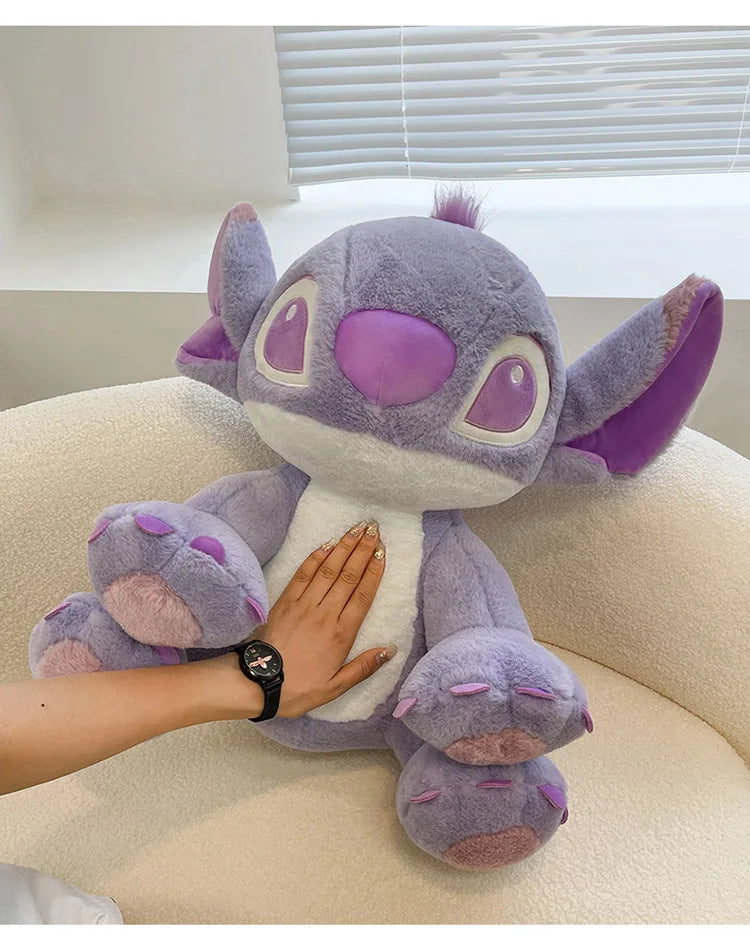 Disney Cartoon Purple Stitch Doll Star Baby Kawaii Plush Toy Girl's Birthday Doll Girlfriend Valentine's Day Gift 25cm/30cm/45cm