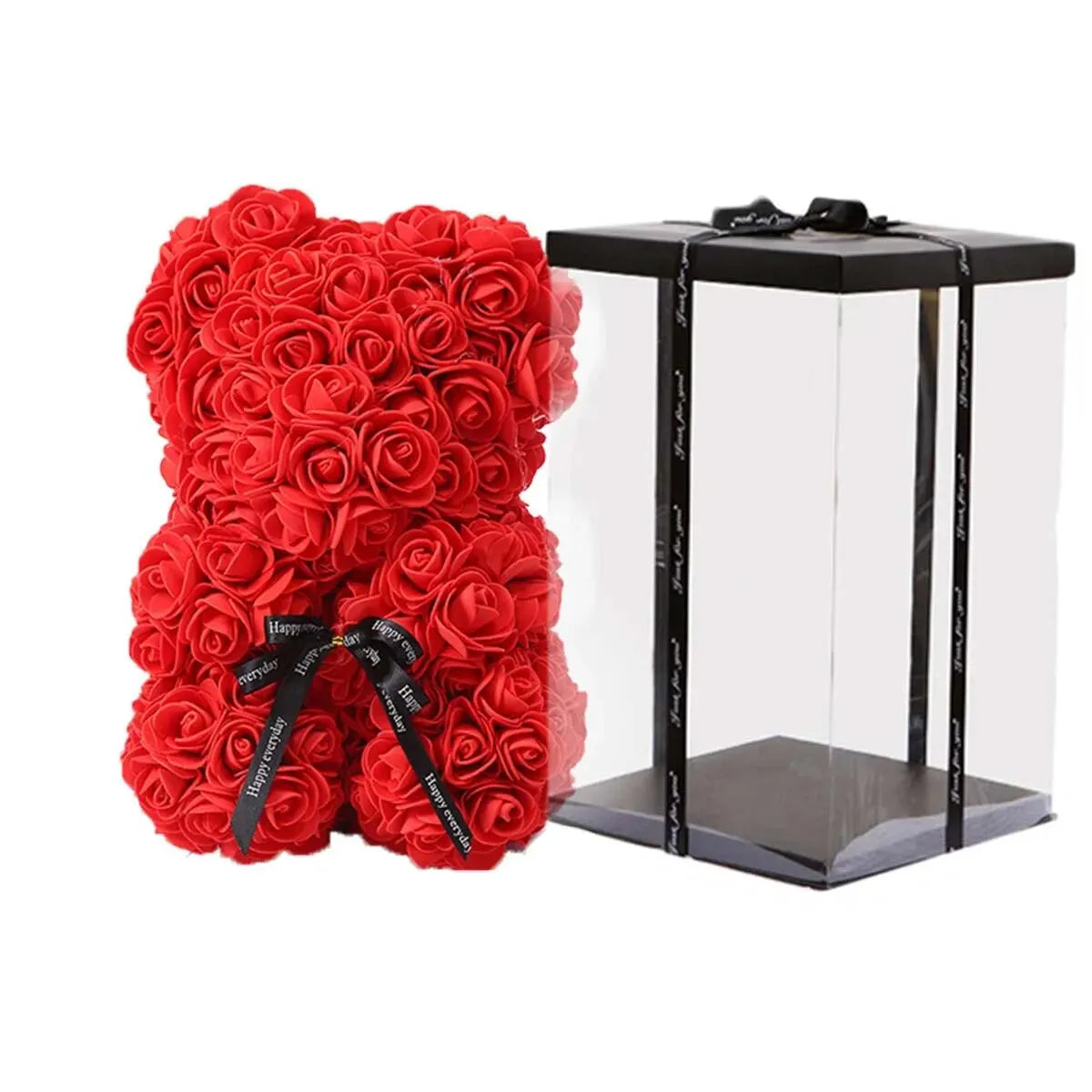 Valentine's Day Gift Creative Rose Bear Gift Box