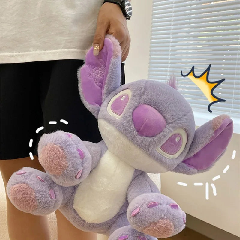 Disney Cartoon Purple Stitch Doll Star Baby Kawaii Peluche Fille Anniversaire Poupée Petite Amie Cadeau Saint Valentin 25cm/30cm/45cm