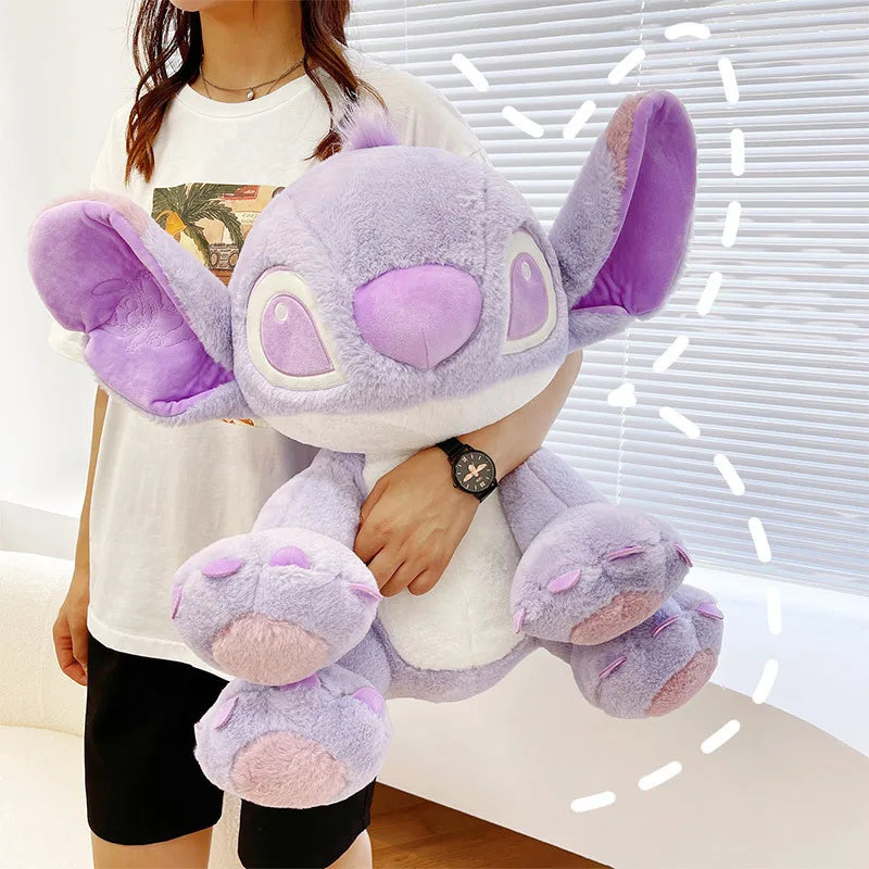 Disney Cartoon Purple Stitch Doll Star Baby Kawaii Peluche Fille Anniversaire Poupée Petite Amie Cadeau Saint Valentin 25cm/30cm/45cm