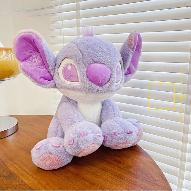 Disney Cartoon Purple Stitch Doll Star Baby Kawaii Plush Toy Girl's Birthday Doll Girlfriend Valentine's Day Gift 25cm/30cm/45cm