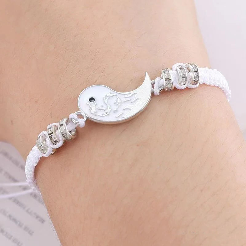 2025 Fashion Dragon Figure Yin Yang Bracelet Couple Adjustable Bracelets