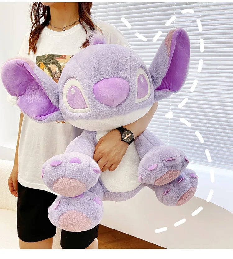 Disney Cartoon Purple Stitch Doll Star Baby Kawaii Peluche Fille Anniversaire Poupée Petite Amie Cadeau Saint Valentin 25cm/30cm/45cm