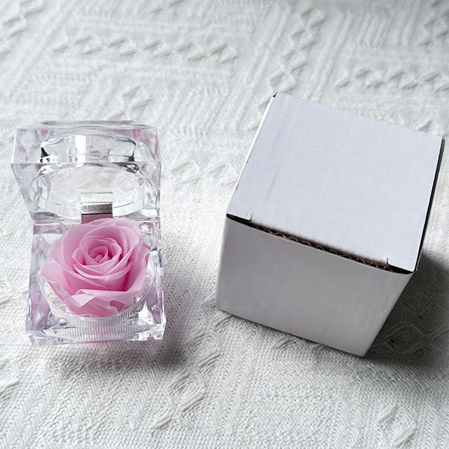 Preserved Flower Rose Never Withered Rose Gift For Valentine's Day Birthday And Anniversary With Drawer Gift Box